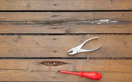 Damaged Wooden Floor