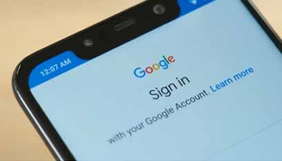 Sign in to your Google account